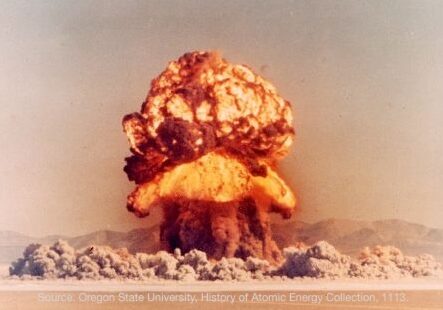 Above-ground nuclear test ca 1950s