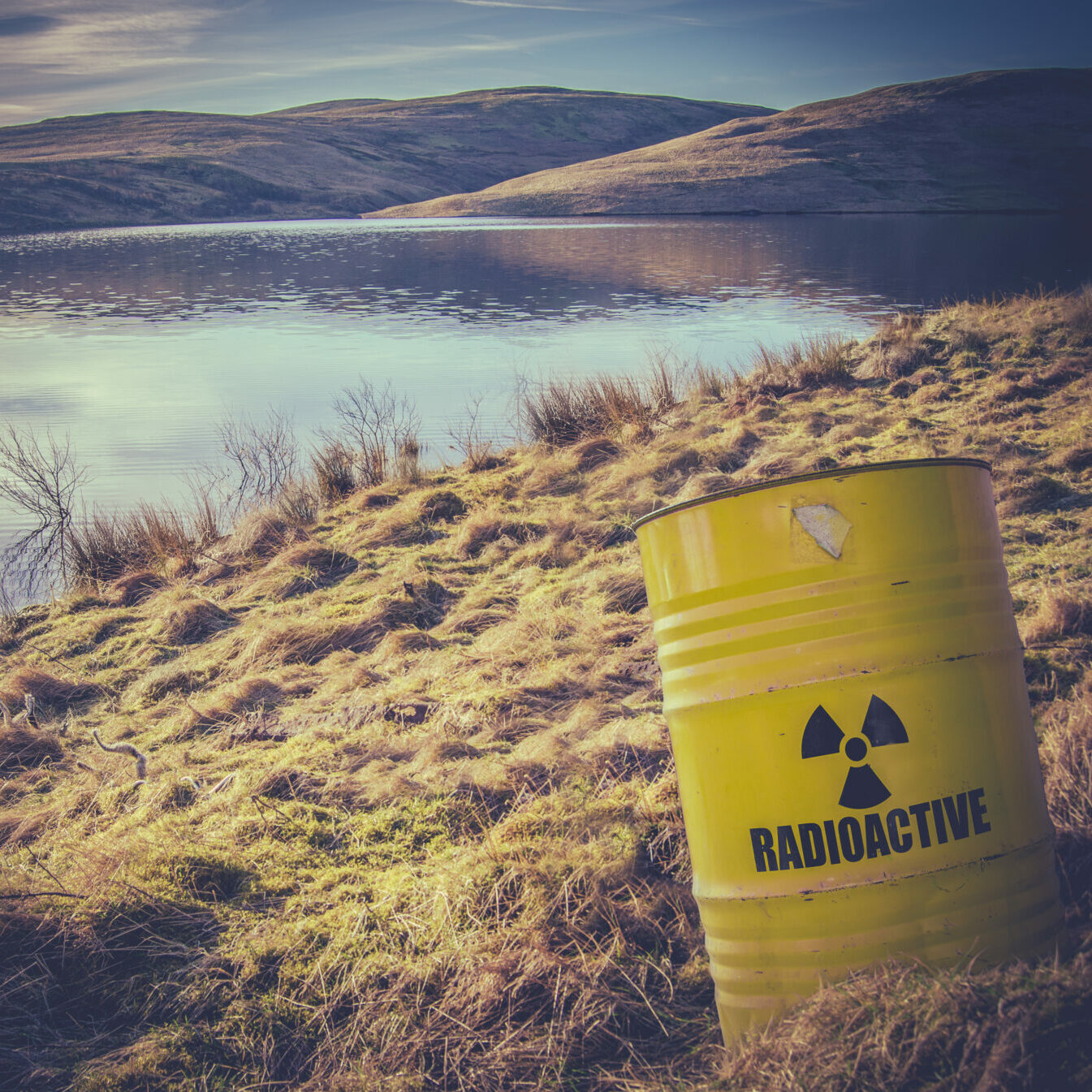 Conceptual,Image,Of,A,Radioactive,Nuclear,Waste,Barrel,Or,Drum