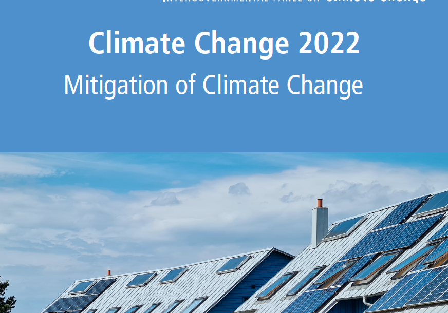 IPCC 2022 REPORT COVER