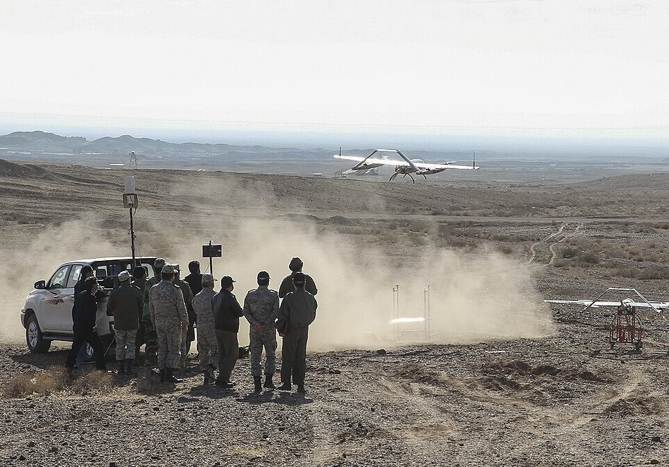 Iran drone exercise_Student News Agency_WikiM