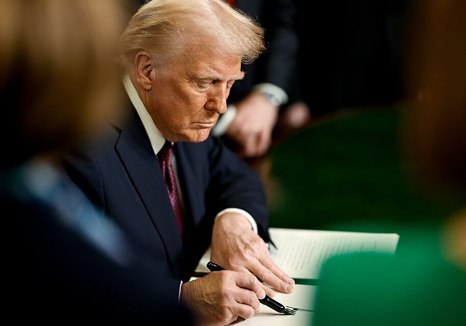 Trump signs Trump signs